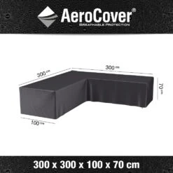 AeroCover Loungesethoes Hoekset 300 X 300 X 70 Cm -Gardena Winkel aerocover loungesethoes hoekset antraciet 300x300x100xh70cm 1000x1000 621e0d970d3da l