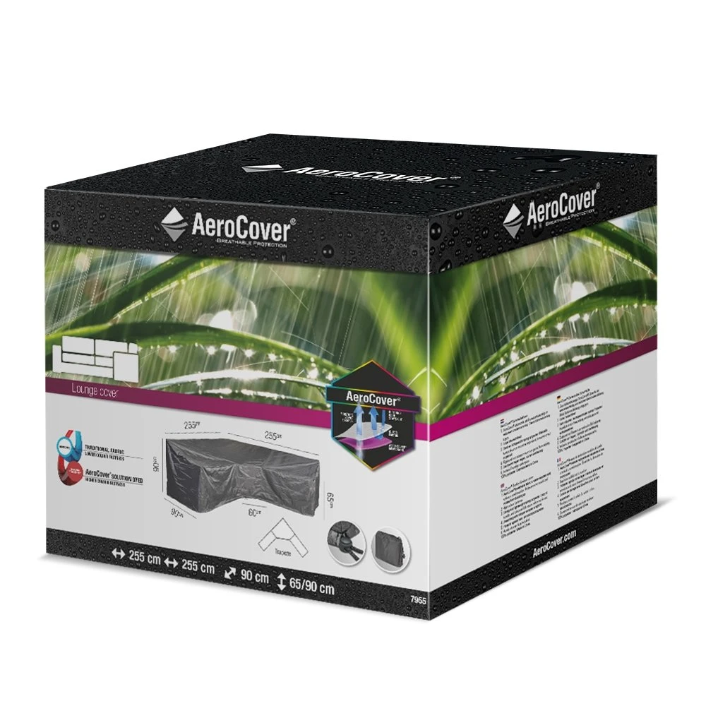 AeroCover Loungesethoes Hoekset Trapeze 255 X 255 X 65/90 Cm 4 AeroCover Loungesethoes Hoekset Trapeze 255 X 255 X 65/90 Cm - Afbeelding 2