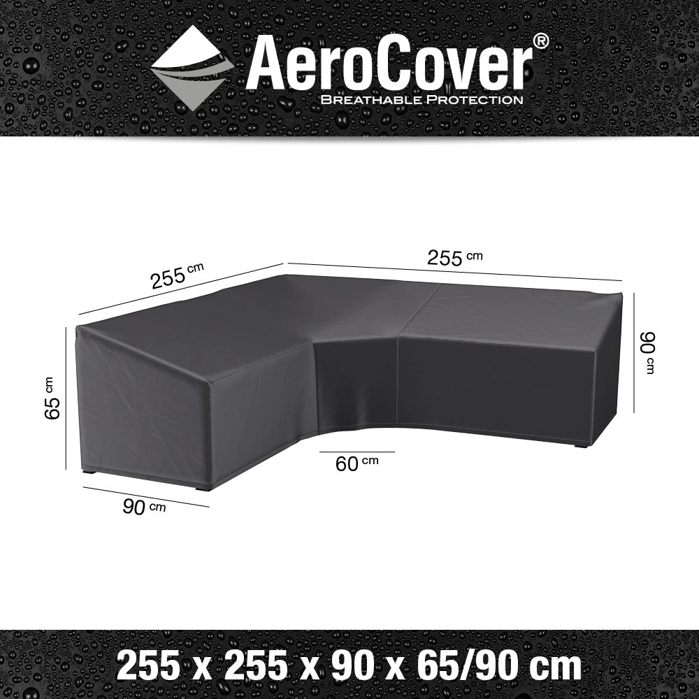 AeroCover Loungesethoes Hoekset Trapeze 255 X 255 X 65/90 Cm 6 AeroCover Loungesethoes Hoekset Trapeze 255 X 255 X 65/90 Cm - Afbeelding 4