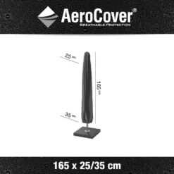 AeroCover Parasolhoes H 165 X 25/35 Cm -Gardena Winkel aerocover parasolhoes antraciet h165x25 35cm 1000x1000 621e0db891376 l