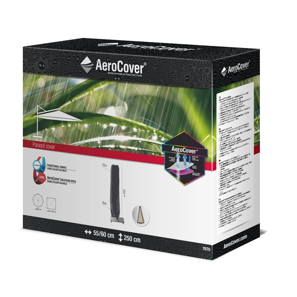 AeroCover Zweefparasolhoes H 250 X 55/60 Cm 4 AeroCover Zweefparasolhoes H 250 X 55/60 Cm - Afbeelding 2