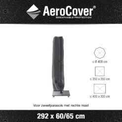AeroCover Zweefparasolhoes H 292 X 60/65 Cm -Gardena Winkel aerocover zweefparasolhoes antraciet h292x60 65cm 1000x1000 621e0d6ea877b l