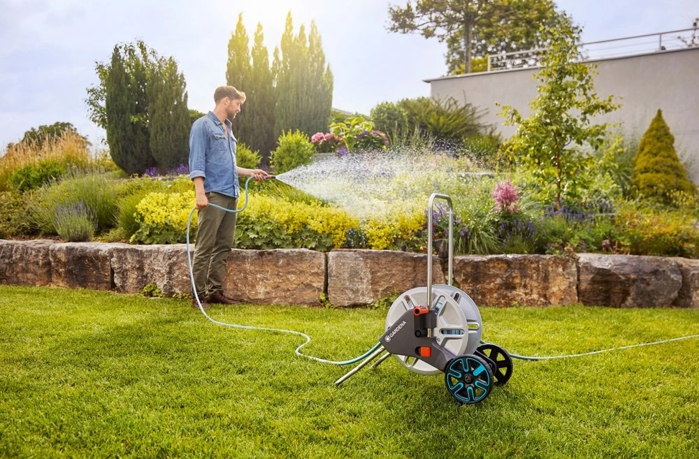 GARDENA Slangenwagen Metaal AquaRoll M Set (20m) 6 GARDENA Slangenwagen Metaal AquaRoll M Set (20m) - Afbeelding 4