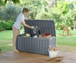Keter Glenwood Opbergbox 390L Grafiet -Gardena Winkel keter glenwood opbergbox 390l grafiet 800x662 62738fe879f2d l