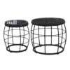 Royal Seasons COCOON Bijzettafel Zwart - Set Van 2 1 Royal Seasons COCOON Bijzettafel Zwart - Set Van 2 -Gardena Winkel royal seasons cocoon bijzettafel zwart set van 2 1500x1500 641b08ff0828e l