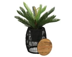 Seville Bijzet Tuintafel Zwart - Ø 40 X H 49 Cm -Gardena Winkel seville bijzet tuintafel zwart 40 x h 49 cm 1181x944 623469c004b51 l